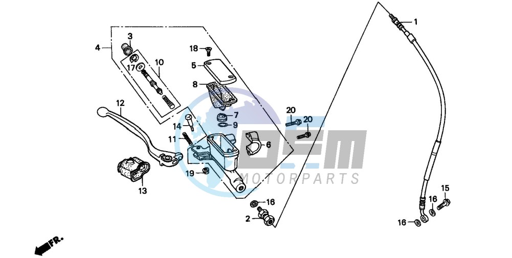 FR. BRAKE MASTER CYLINDER (1)