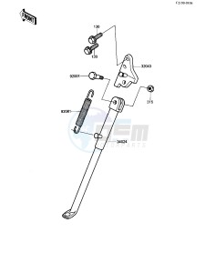 KX 500 A [KX500] (A1) [KX500] drawing STAND -- 83 A1- -