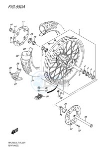 RM-Z450 EU drawing REAR WHEEL