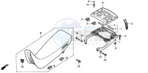 NX500 DOMINATOR drawing SEAT