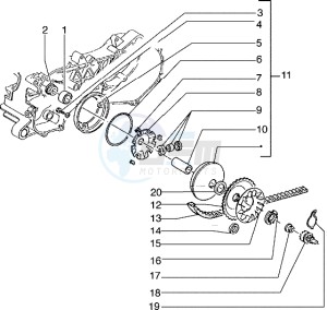 Typhoon 50 X drawing Driving pulley