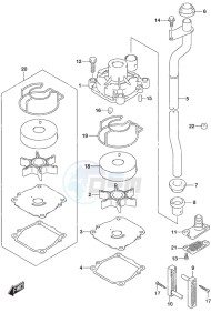 DF 50A drawing Water Pump High Thrust