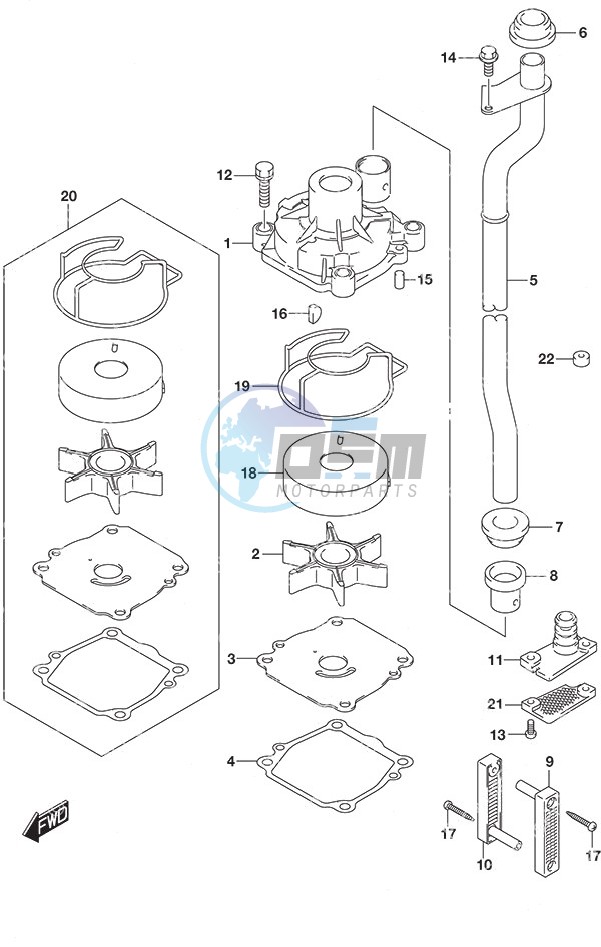 Water Pump High Thrust