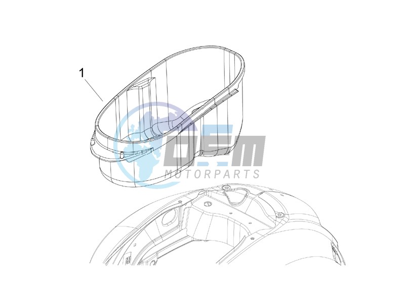 Helmet housing - Undersaddle