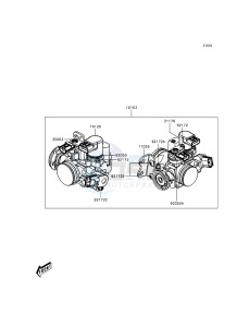 J300 ABS SC300BEF XX (EU ME A(FRICA) drawing Throttle