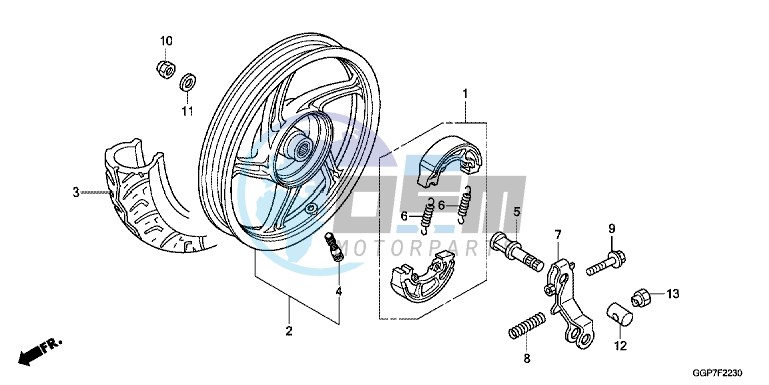 30 REAR WHEEL