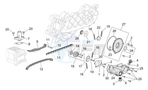 Scarabeo 50 4t 2v e2 drawing Oil pump