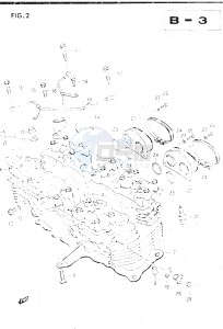 GSX500E (E39) drawing CYLINDER HEAD