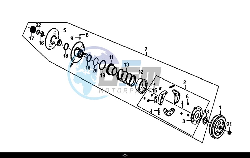 DRIVEN PULLEY ASSY