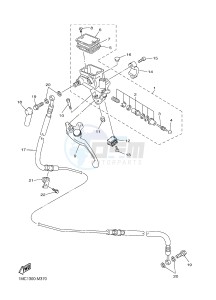 FJR1300A FJR1300-A FJR1300A ABS (B88C) drawing FRONT MASTER CYLINDER 2