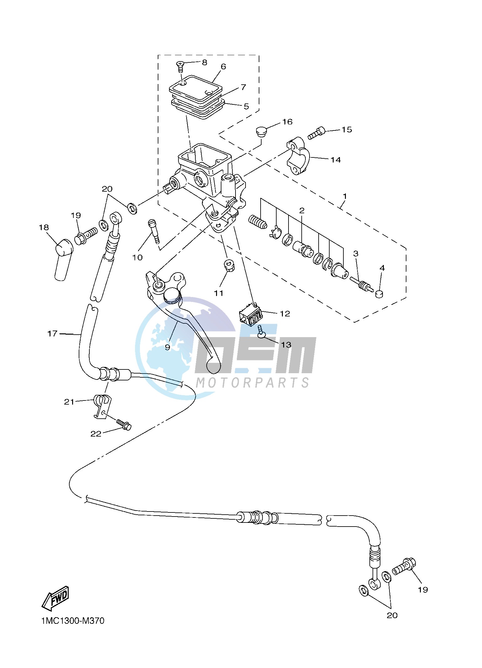 FRONT MASTER CYLINDER 2