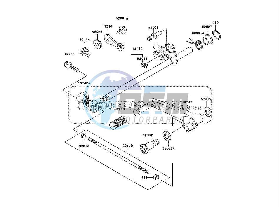 GEAR CHANGE MECHANISM