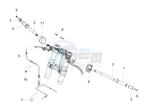 RS4 50 2T E4 (APAC, EMEA) drawing Handlebar - Controls