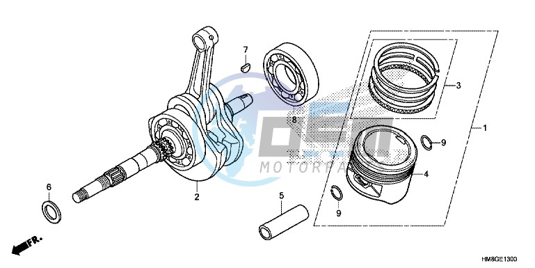 CRANKSHAFT/PISTON