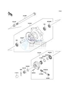 ELIMINATOR 125 BN125-A8 GB XX (EU ME A(FRICA) drawing Front Hub