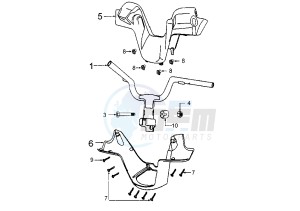 ELYSEO 125-150 - 125 cc drawing STEERING HANDLE