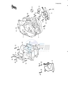 KLT 200 B [KLT200] (B1) | SOLID AXLE [KLT200] drawing ENGINE COVERS