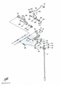 F50A drawing THROTTLE-CONTROL