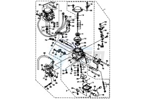 XVS A DRAG STAR CLASSIC 1100 drawing CARBURETOR