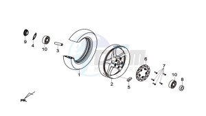 HD 2 125 drawing FRONT WHEEL