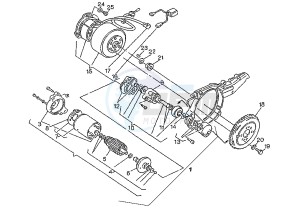 MITO EVOL.125 drawing FLYWHEEL-STARTING MOTOR SJCE