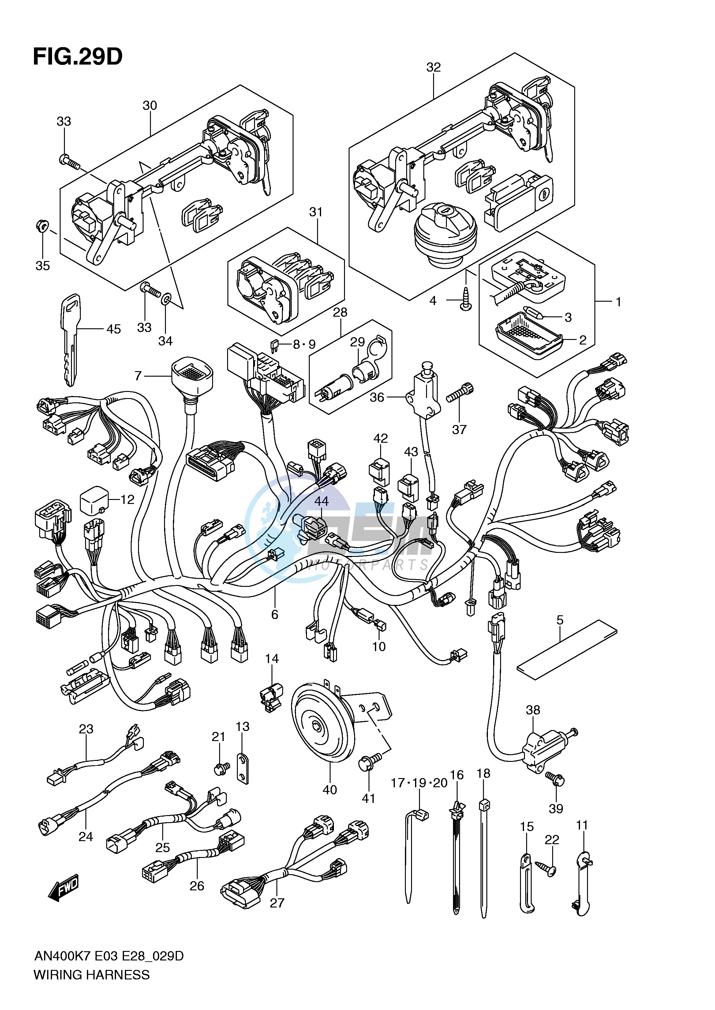 WIRING HARNESS (AN400AL0 ZAL0)