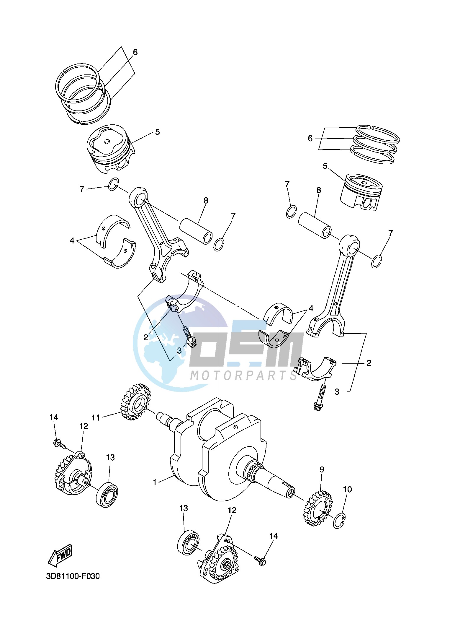 CRANKSHAFT & PISTON