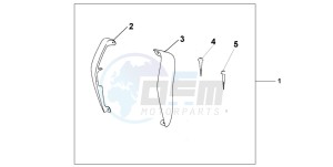 SH125 drawing SIDE VISOR