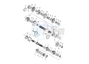 FZ1-S FAZER 1000 drawing TRANSMISSION