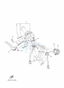 TT-R50E (BEGB) drawing HANDLE SWITCH & LEVER