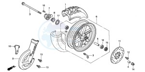 SFX50 drawing FRONT WHEEL (2)