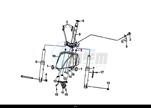 MIO 50I (25 KM/H) (FS05W1-NL) (E4) (L8-M0) drawing FRONT FORK