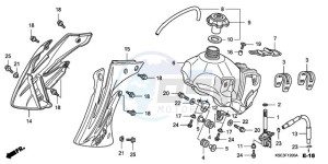 CRF150R9 Australia - (U) drawing FUEL TANK