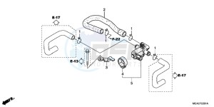 GL1800D GoldWing - GL1800-D UK - (E) drawing AIR INJECTION VALVE