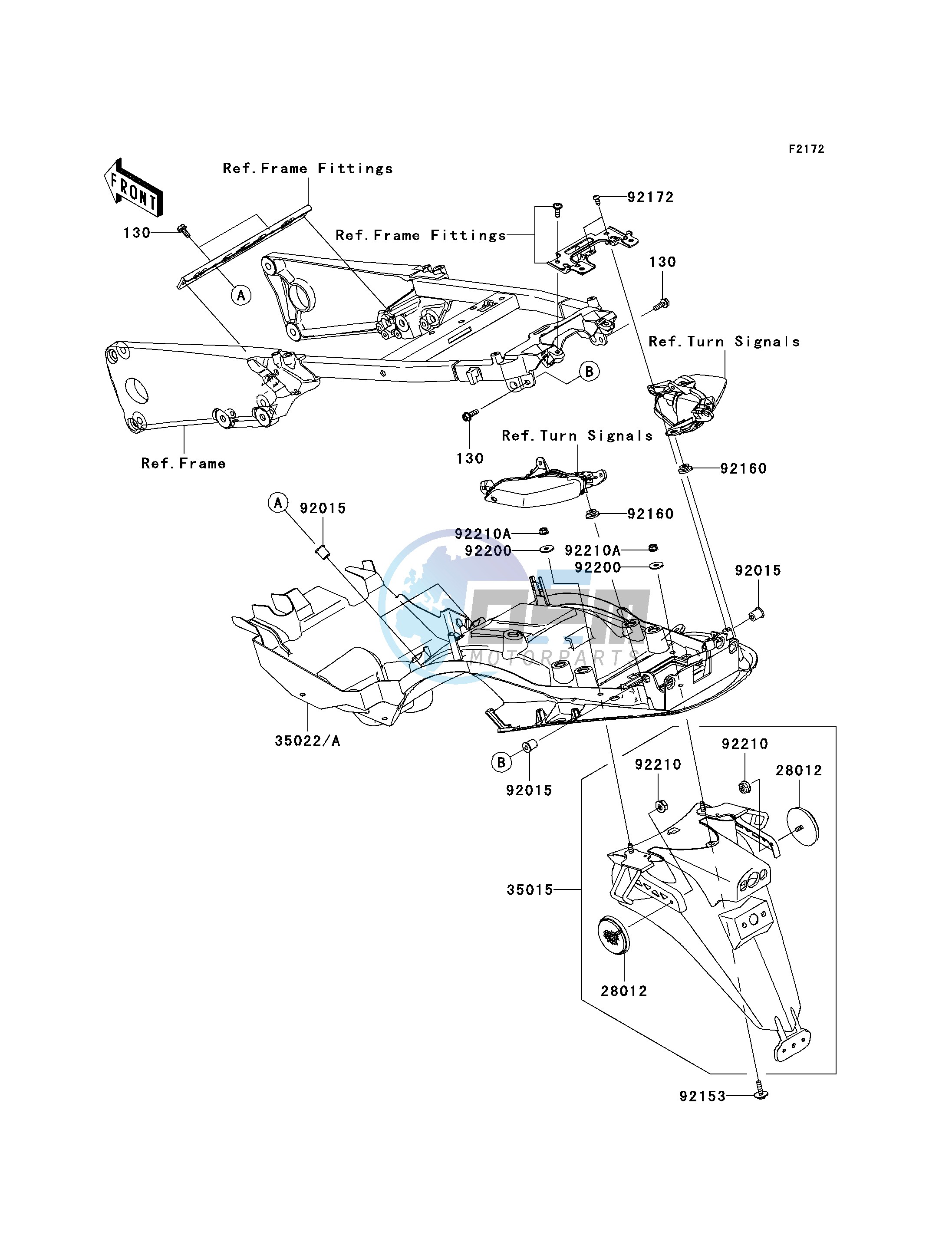 REAR FENDER-- S- -