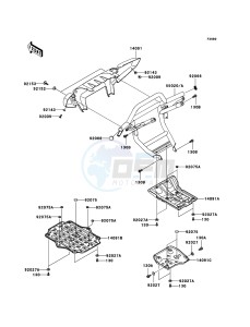 KVF650 4x4 KVF650D7F EU GB drawing Guard(s)