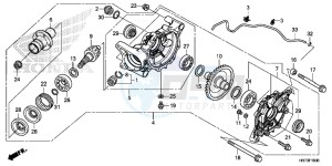 TRX420FA6H Europe Direct - (ED) drawing REAR FINAL GEAR