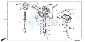 CRF80F9 Australia - (U) drawing CARBURETOR (CRF80F)