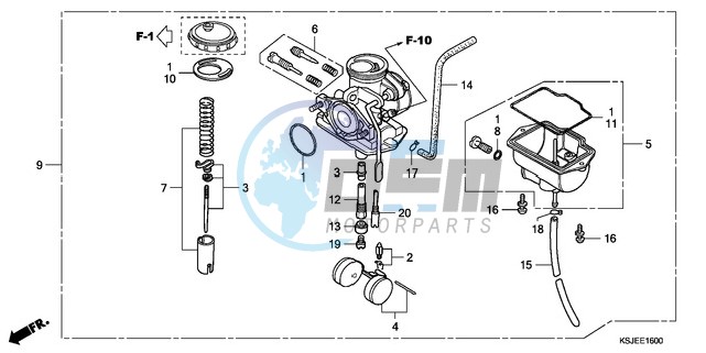 CARBURETOR (CRF80F)