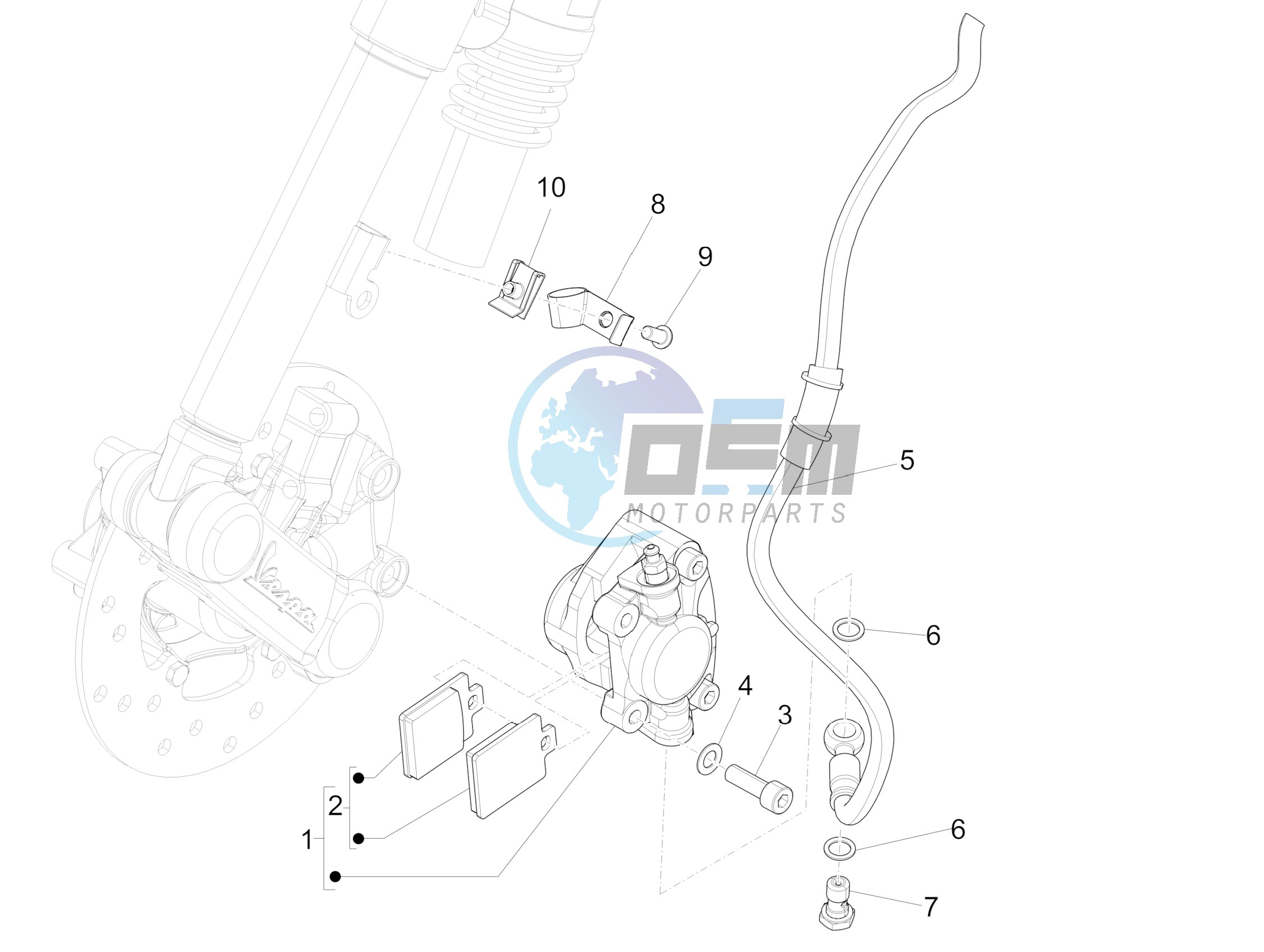 Brakes pipes - Calipers