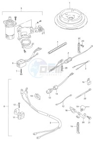 DF 9.9 drawing Opt: Starting Motor