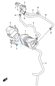 GSX-S1000 A drawing EVAP SYSTEM