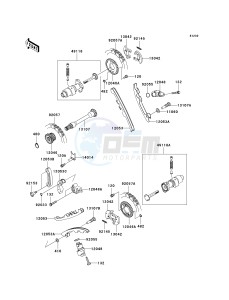 KRF 750 L [TERYX 750 FI 4X4 LE SPORT MONSTER ENERGY] (L9F-L9FA) L9F drawing CAMSHAFT-- S- -_TENSIONER