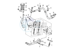 XJR 1300 drawing REAR MASTER CYLINDER