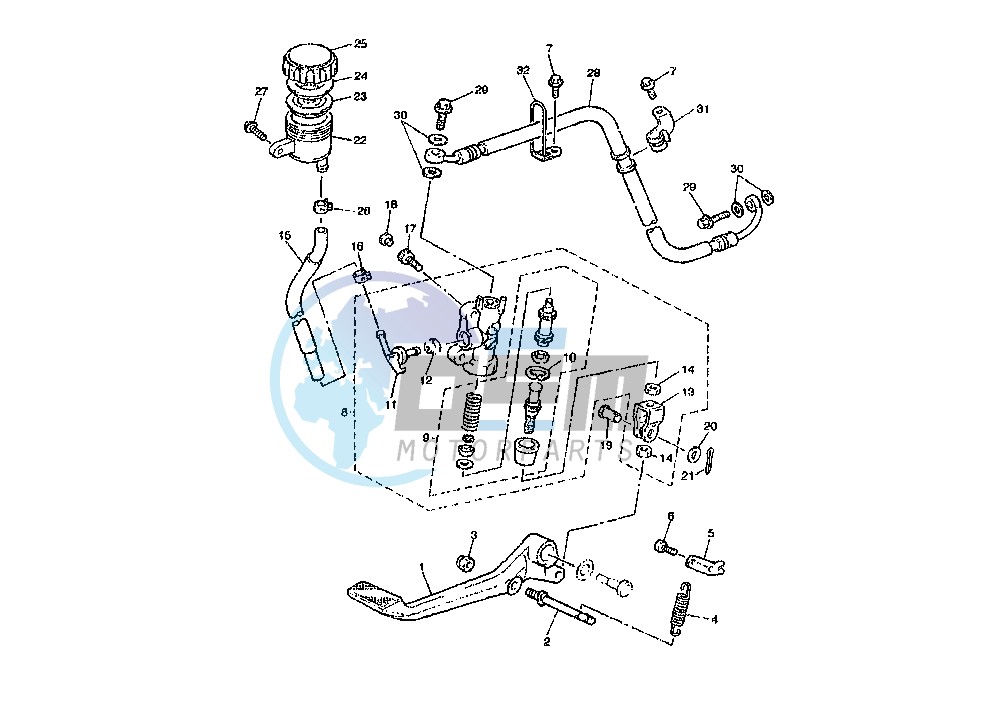 REAR MASTER CYLINDER