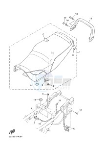 XJR1300 (5WMW) drawing SEAT