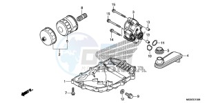 NC700DD INTEGRA E drawing OIL PAN/OIL PUMP