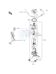 KLX125 KLX125CFF XX (EU ME A(FRICA) drawing Fuel Pump