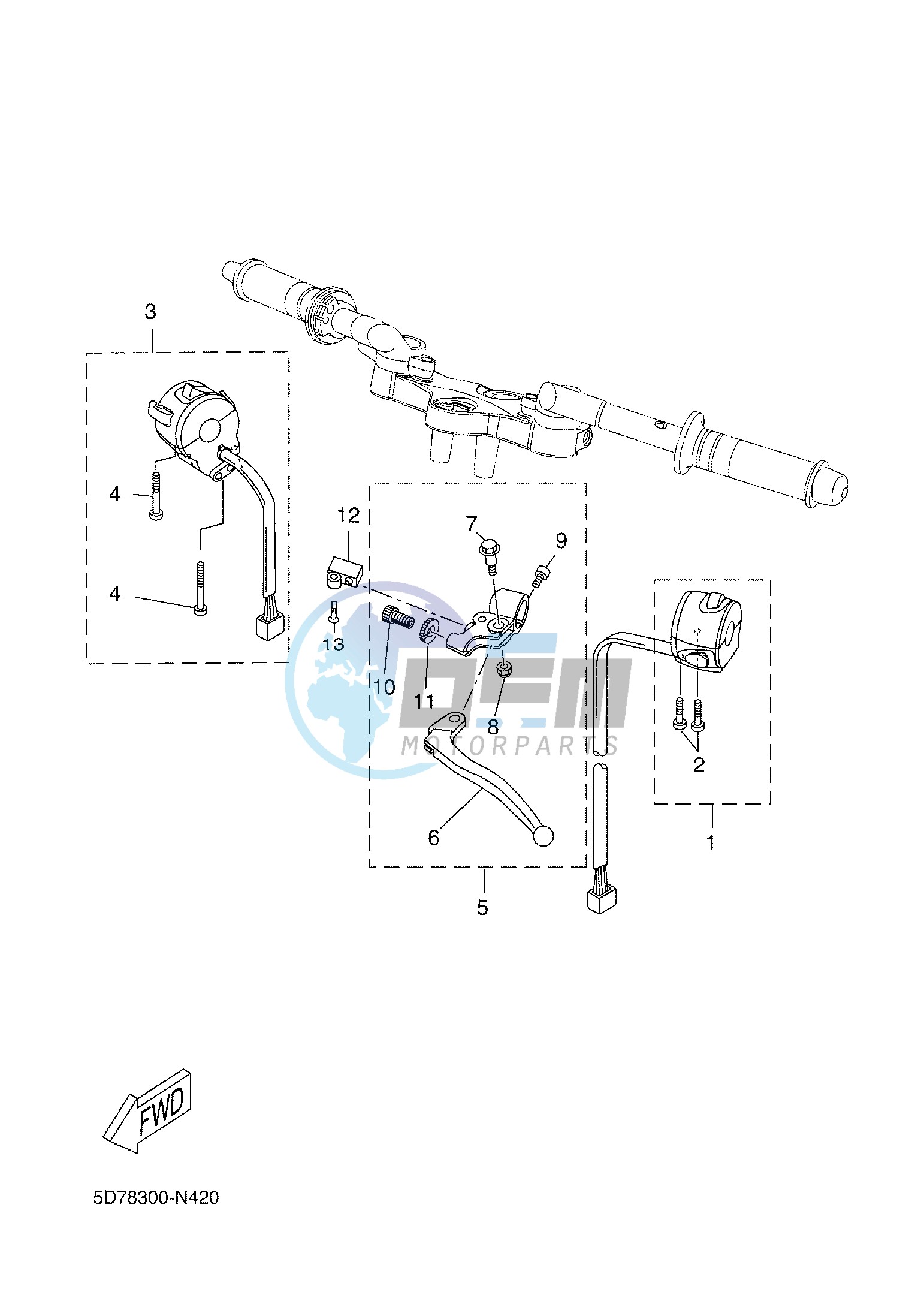 HANDLE SWITCH & LEVER