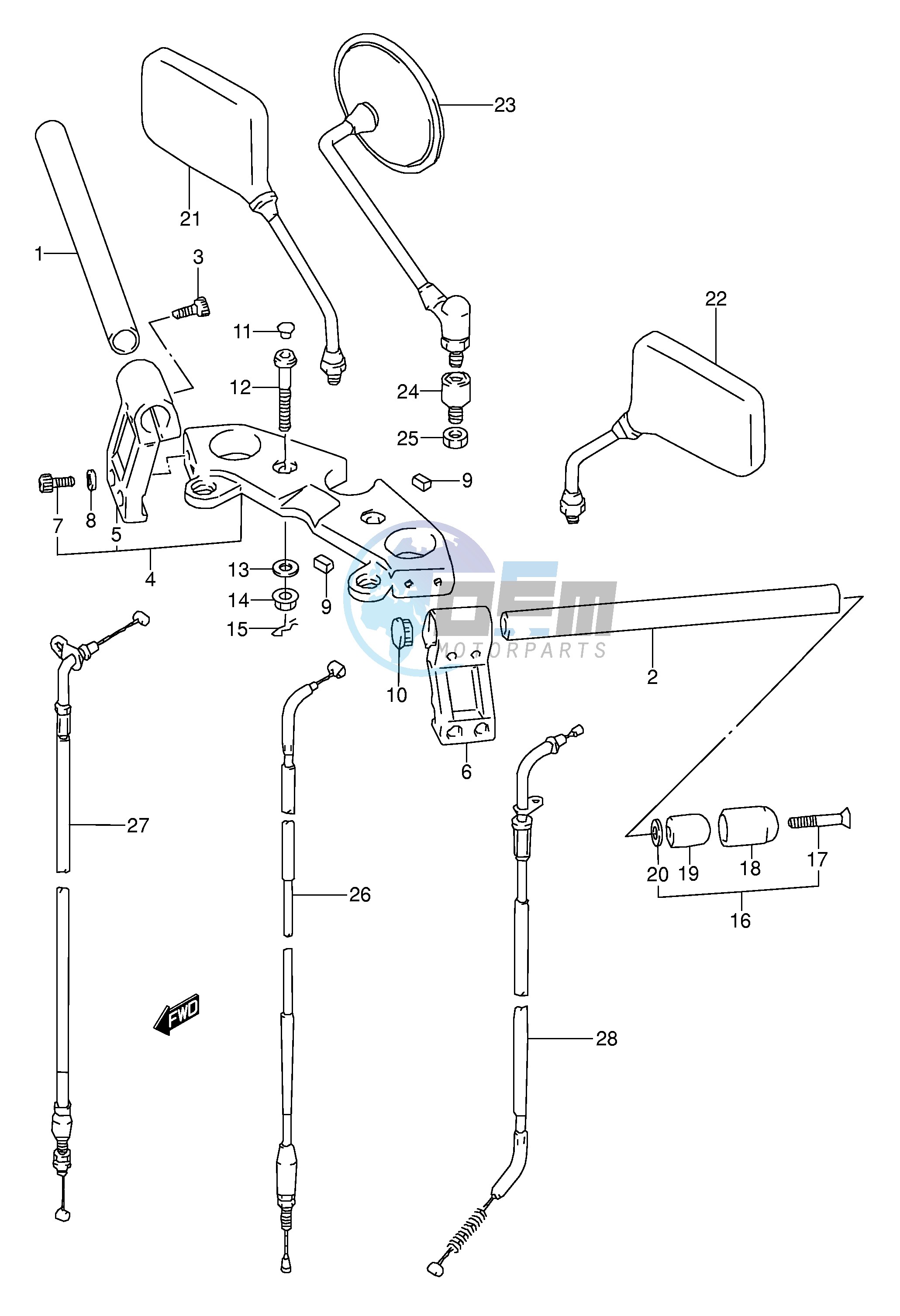 HANDLEBAR (MODEL T)